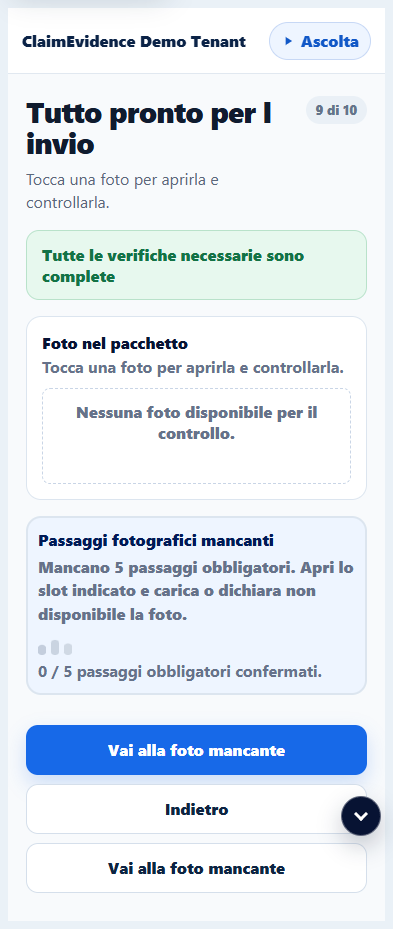 Guided collection and automated checks